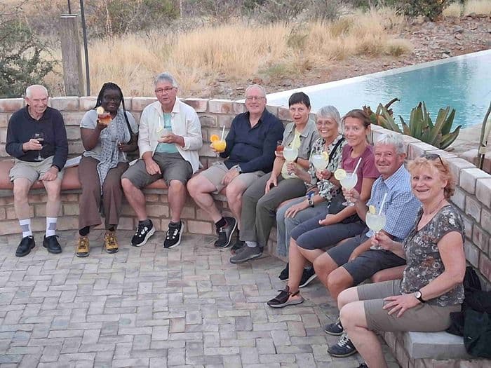 Happy guests