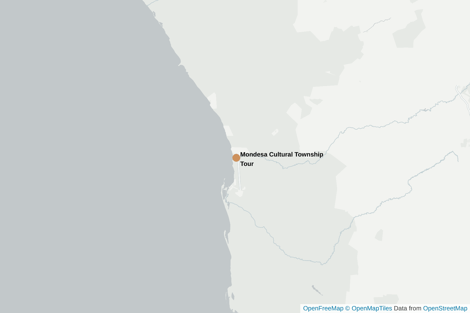 Karte von Mondesa Township Tour